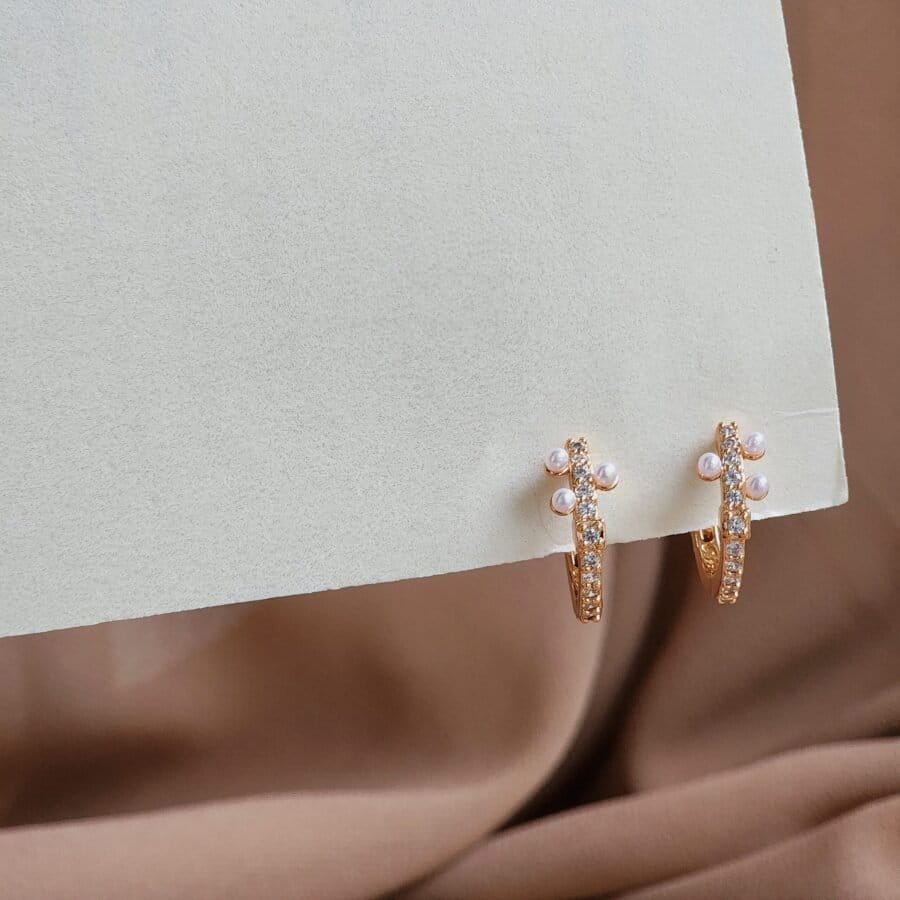 Pearl Hoops - Image 4