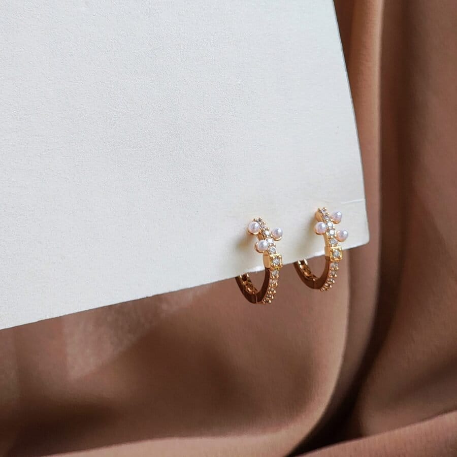 Pearl Hoops