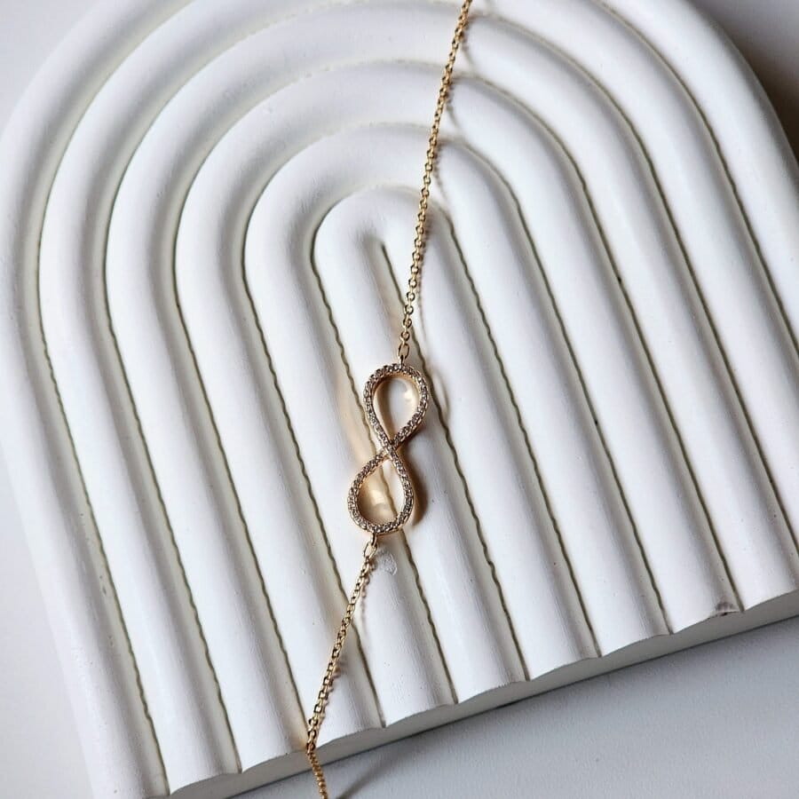 Flat Infinity Bracelet - Image 3