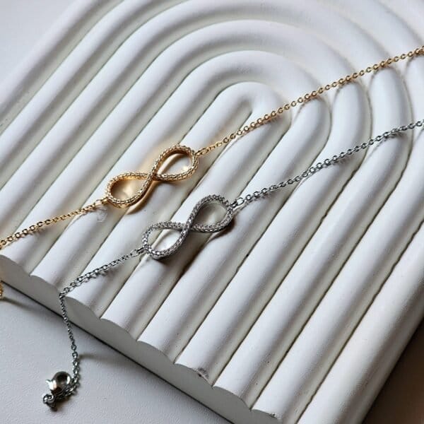 Flat Infinity Bracelet