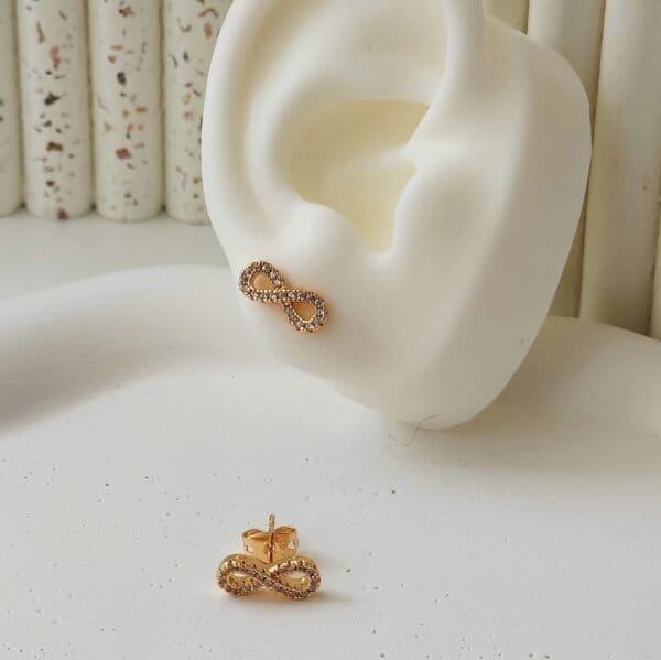 Infinity Stud Earrings