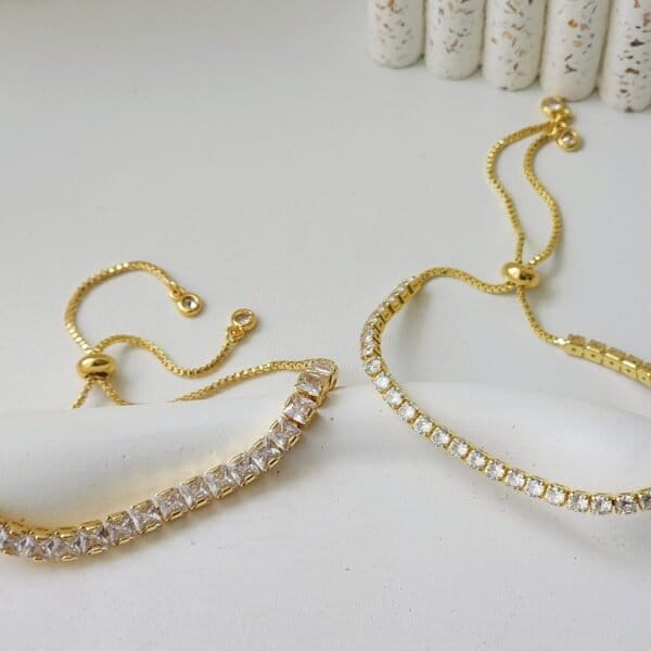 Box Tennis Bracelet