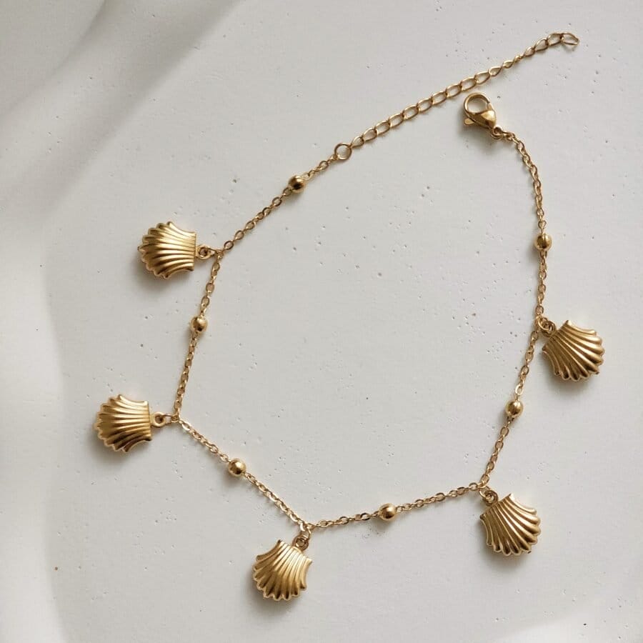 Clam Shell Anklet