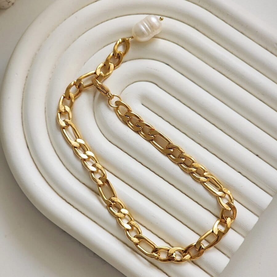 Lily Pearl Anklet - Image 2