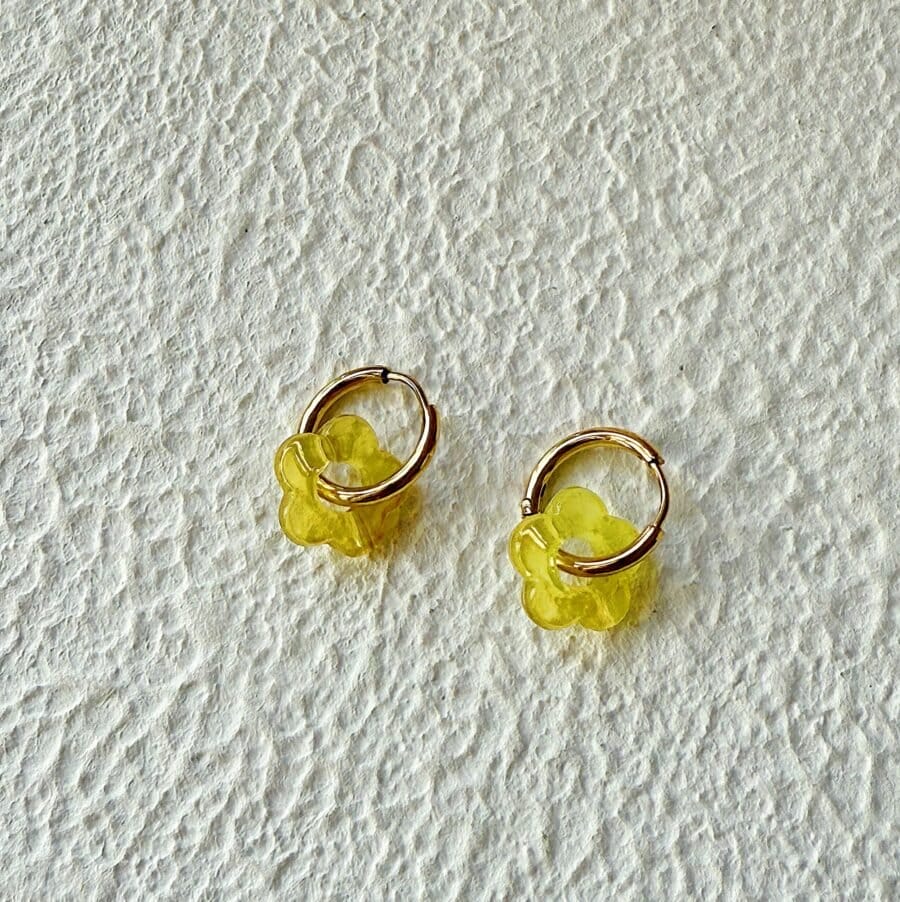 Acrylic Flower Hoops - Image 2