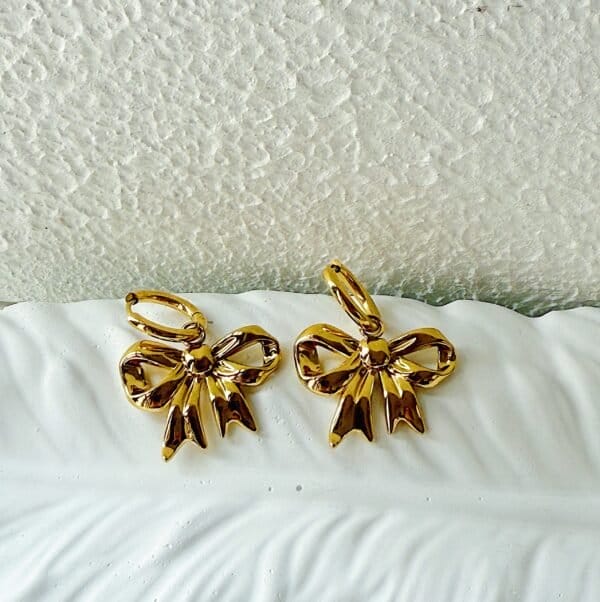 Bow Drop Earrings
