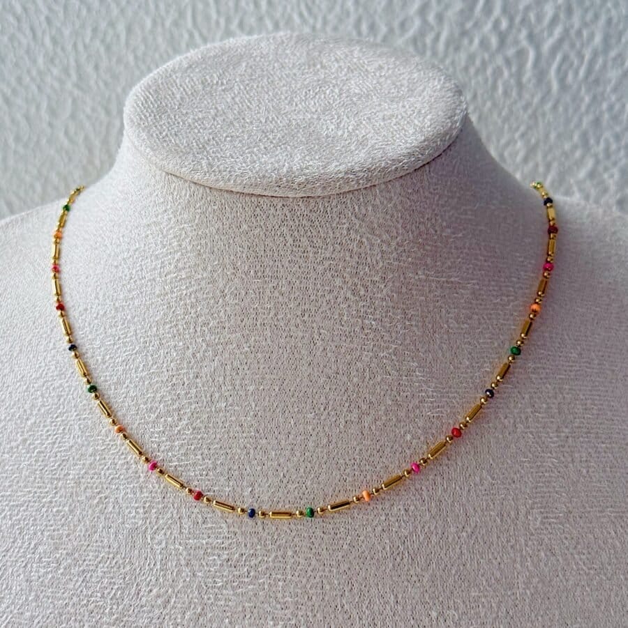 Carol Enamel Bead Chain